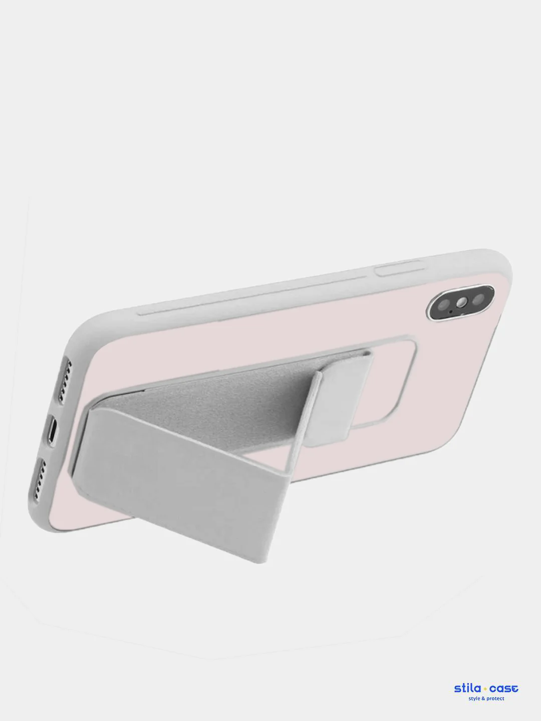 Серый меланж чехол Apple iPhone XR силиконовый