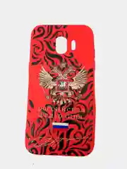 Красный чехлы "Герб" на Iphone, Samsung, Xiaomi, Honor, HYAWEI