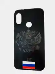 Красный чехлы "Герб" на Iphone, Samsung, Xiaomi, Honor, HYAWEI
