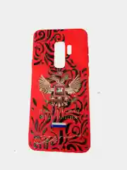 Красный чехлы "Герб" на Iphone, Samsung, Xiaomi, Honor, HYAWEI