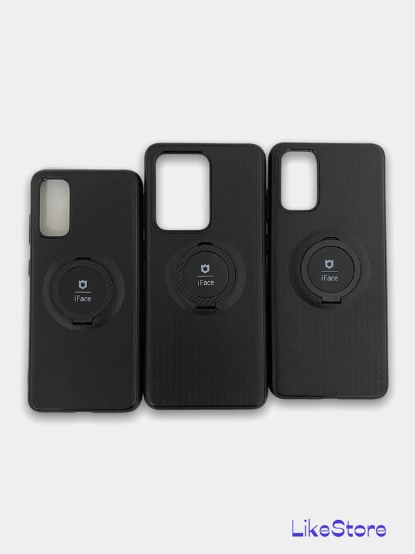 Чехол-накладка iFace для Samsung S20, S20 Plus, S20 Ultra, с магнитом и кольцом