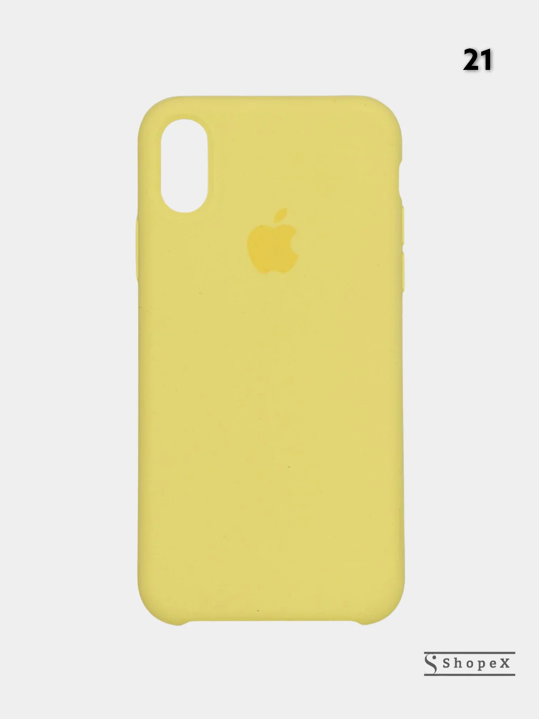 Желтый чехол для iPhone Xs Max Силиконовый