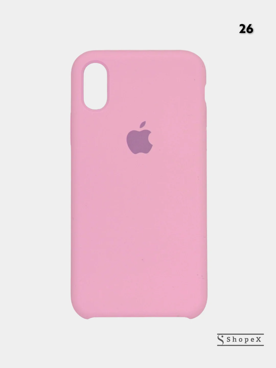 Розовый чехол для iPhone Xs Max Силиконовый