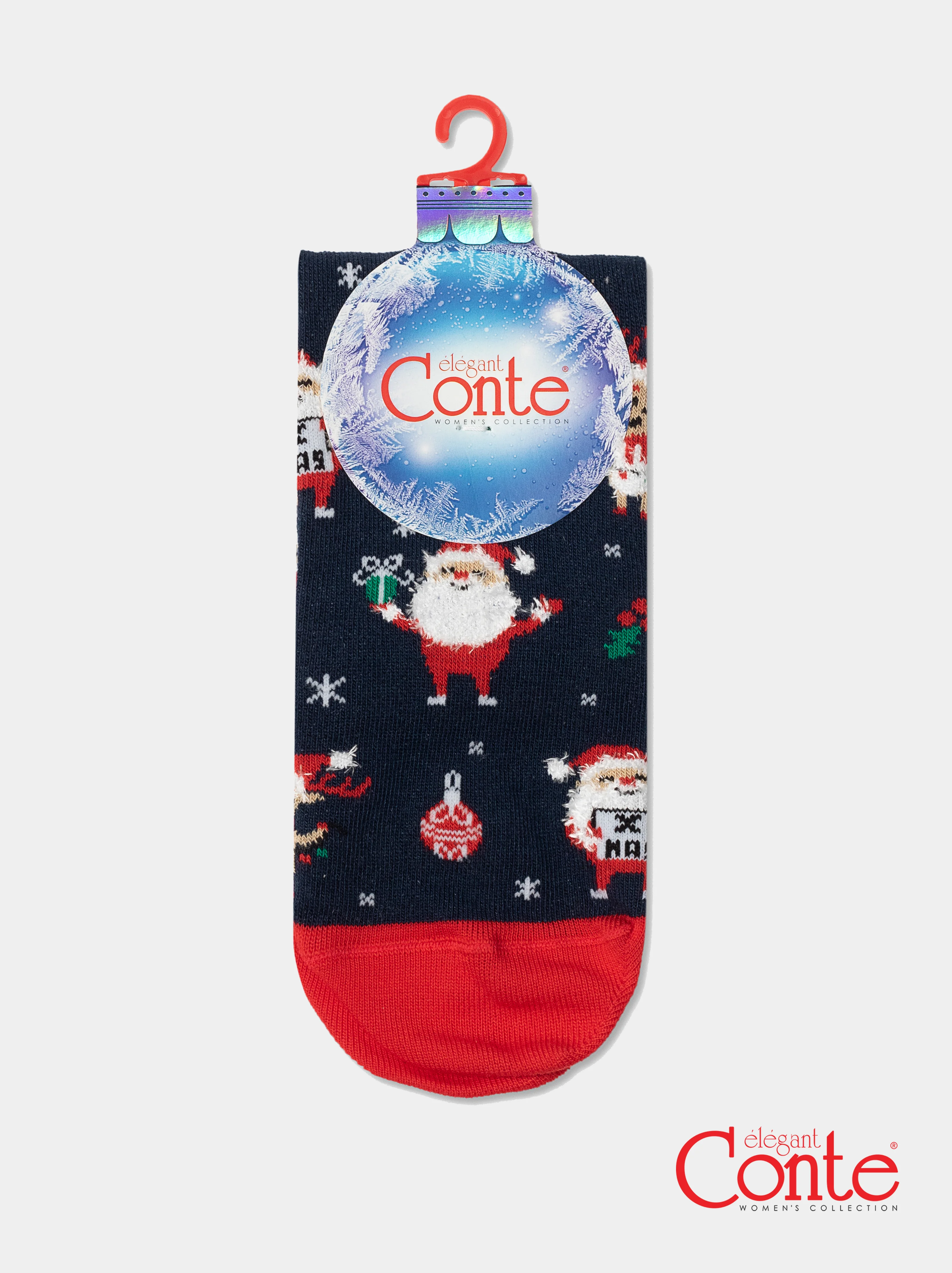 Синий носки женские Conte New Year, новогодние