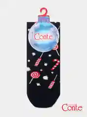 Темно-синий носки женские Conte New Year, новогодние
