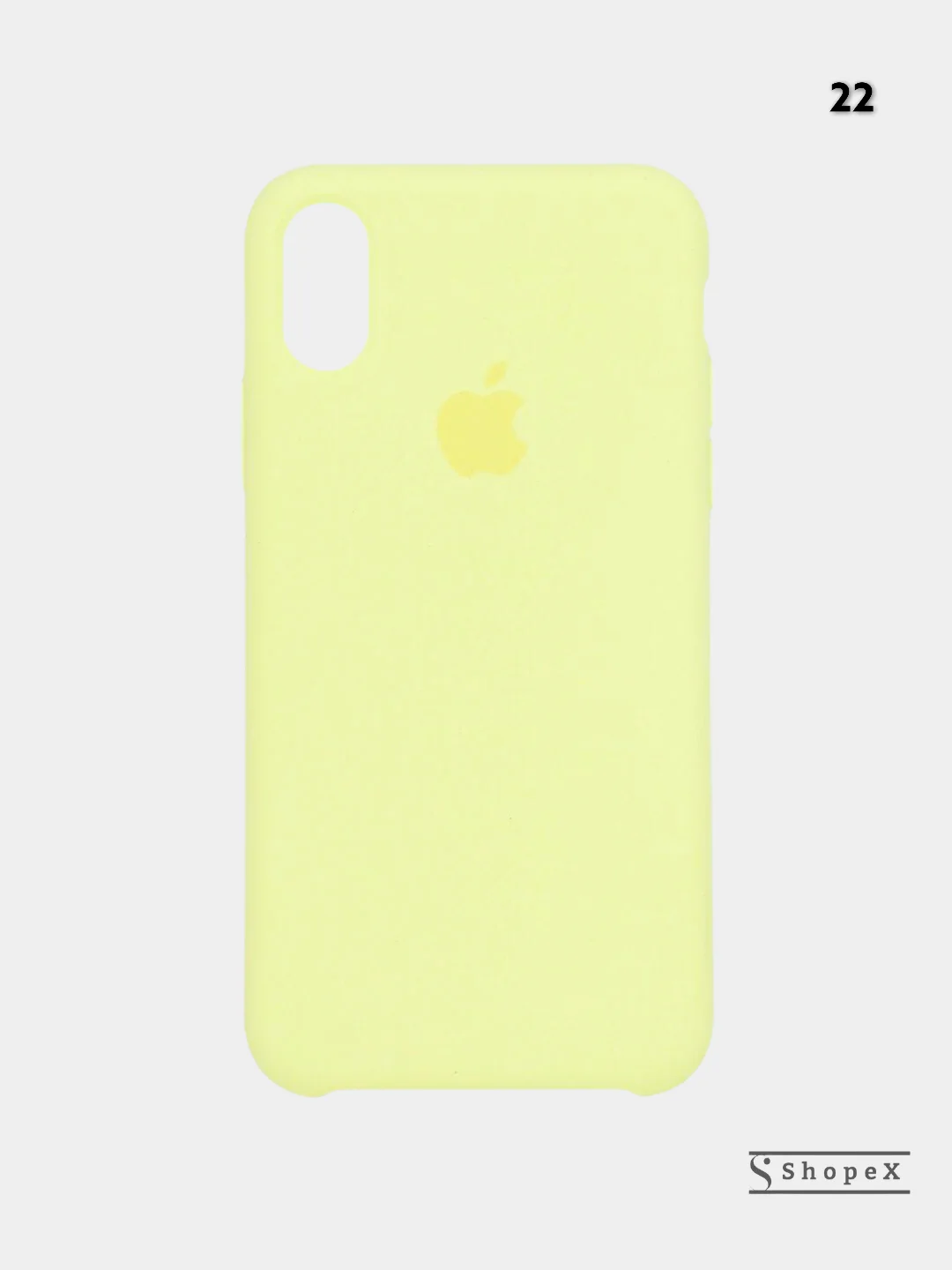 Лимонный чехол для iPhone Xs