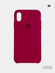 Багровый чехол для iPhone Xs