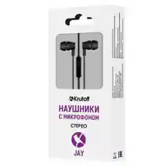 Krutoff / Наушники с микрофоном Jay, черный