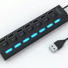 USB 2.0 Хаб, разветвитель-концентратор, 7 портов