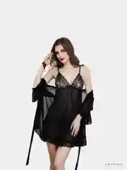 Комплект пеньюар с халатом