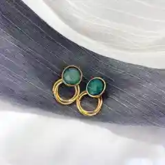 Серьги-пуссеты, 3 цвета