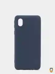 Темно-синий чехол Samsung Galaxy A01 Core, Самсунг Галакси А01 Кор, силиконовый