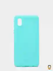 Бирюзовый чехол Samsung Galaxy A01 Core, Самсунг Галакси А01 Кор, силиконовый