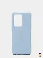 Небесно-голубой чехол на Samsung Galaxy S20 Ultra силиконовый, цветной, матовый, противоударный