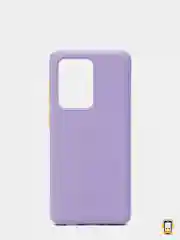 Лавандовый чехол на Samsung Galaxy S20 Ultra силиконовый, цветной, матовый, противоударный
