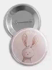 Значок "Заяц", 56 мм