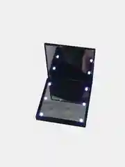 Белый карманное зеркало с подсветкой