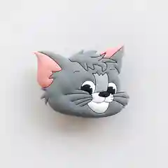 Серый попсокет мультяшный