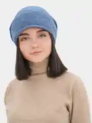 Кепка вязанная с пайеткой