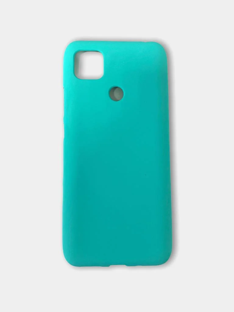 Зеленый чехол для Xiaomi Redmi 9C, Silicon Lite, бархатный
