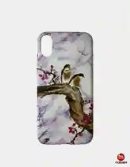 Силиконовый чехол с рисунком для iPhone X XS