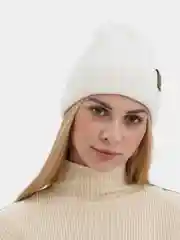 Белый шапка-бини осень-зима
