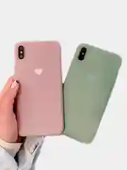Матовый чехол с сердцем на Apple iphone 11, 11Pro, 11ProMax, XS, XSMax, XR, X, 7/8Plus,7/8