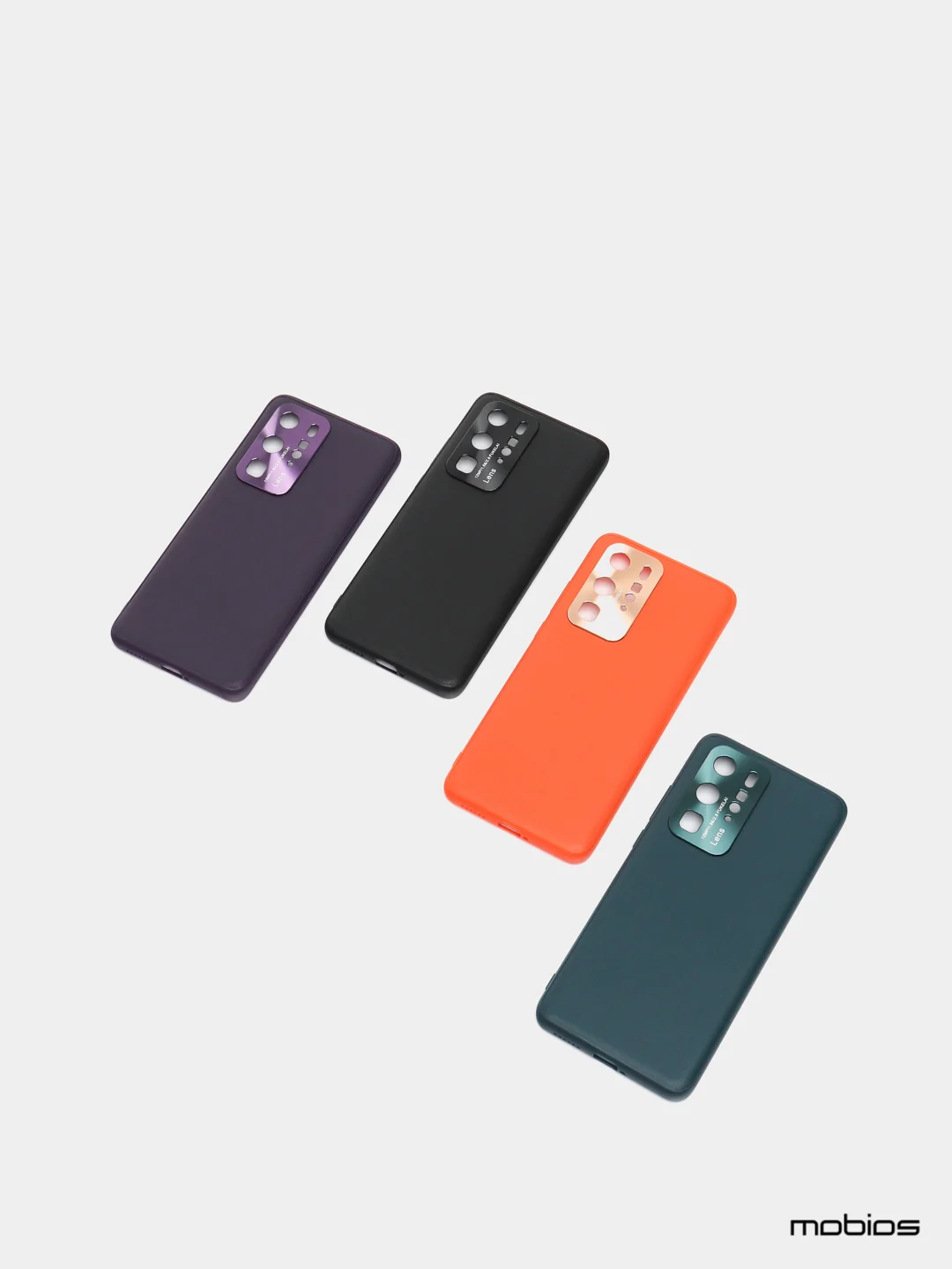 Зеленый чехол на Huawei P40 Pro из эко кожи, mobios