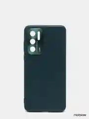 Зеленый чехол Huawei P40 из эко кожи