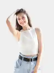 Белый топ женский разных цветов