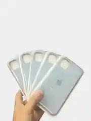 Серый чехол силиконовый Silicone Case iPhone 11