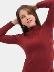 Женская водолазка в полоску "Levity"