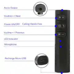 Bluetooth приемник BT-801 адаптер AUX 3.5 mm для наушников/колонок/авто