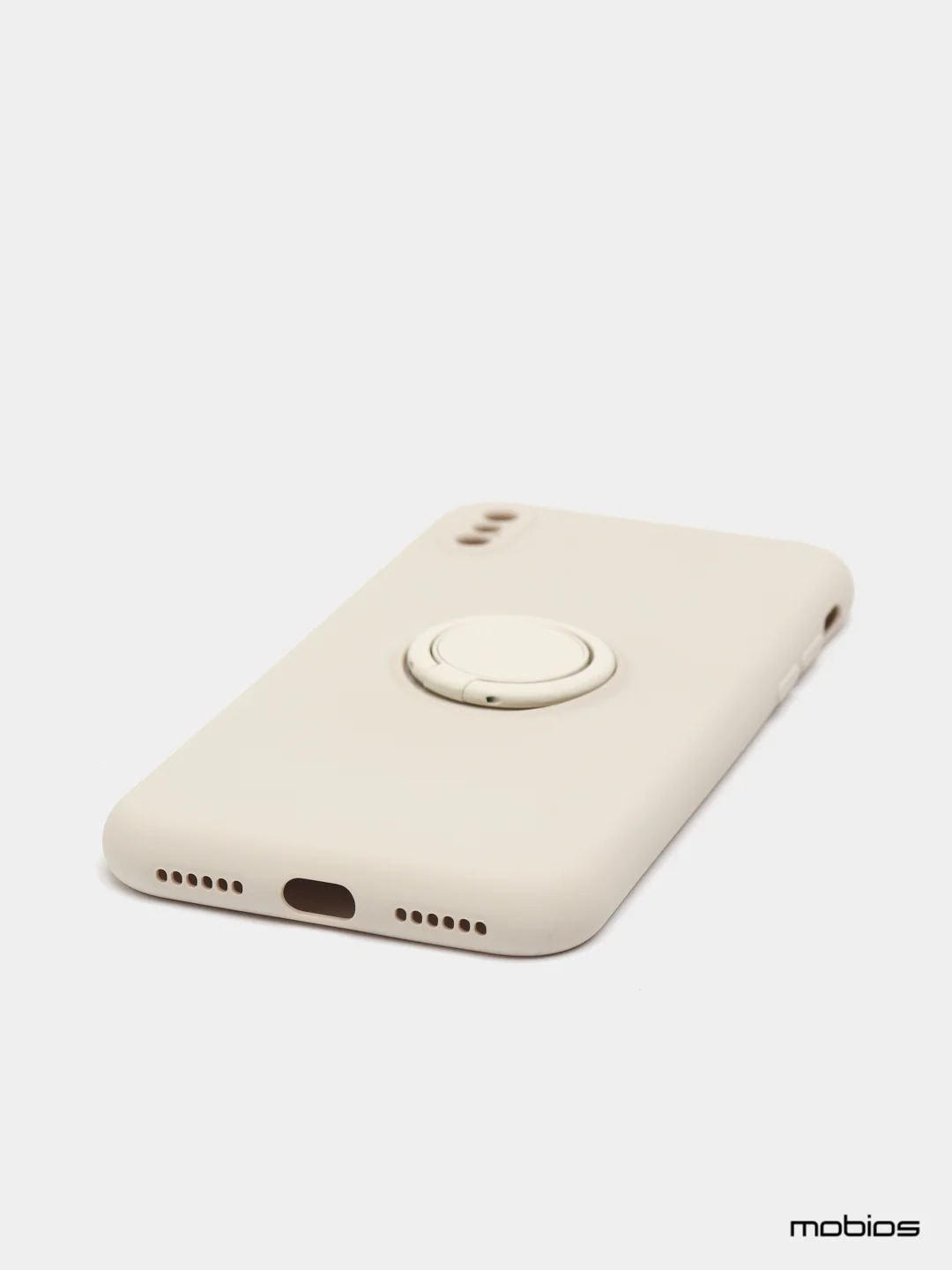 Чехол силиконовый с кольцом на iPhone X / XS  mobios