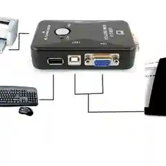 Переключатель коммутатор KVM-21UA, USB