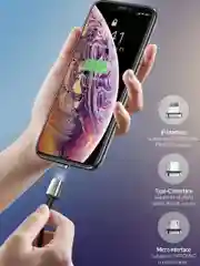 Лавандовый кабель магнитный быстрой зарядки Baseus Zinc Magnetic Cable