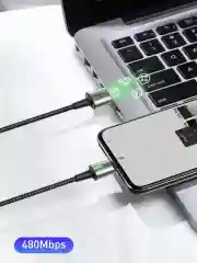 Лавандовый кабель магнитный быстрой зарядки Baseus Zinc Magnetic Cable