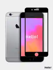 Черный защитное 5D стекло  для Apple iPhone 6 / 6s