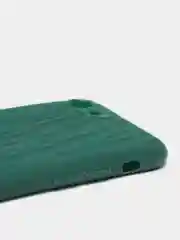 Зеленый чехол для iPhone "Woodface", 6/6s, 7/8 Plus, X/XS Max, XR, 11, Pro, Max, pkt
