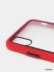 Голубой чехол силиконовый на iPhone XS Max с прозрачной задней панелью, mobios