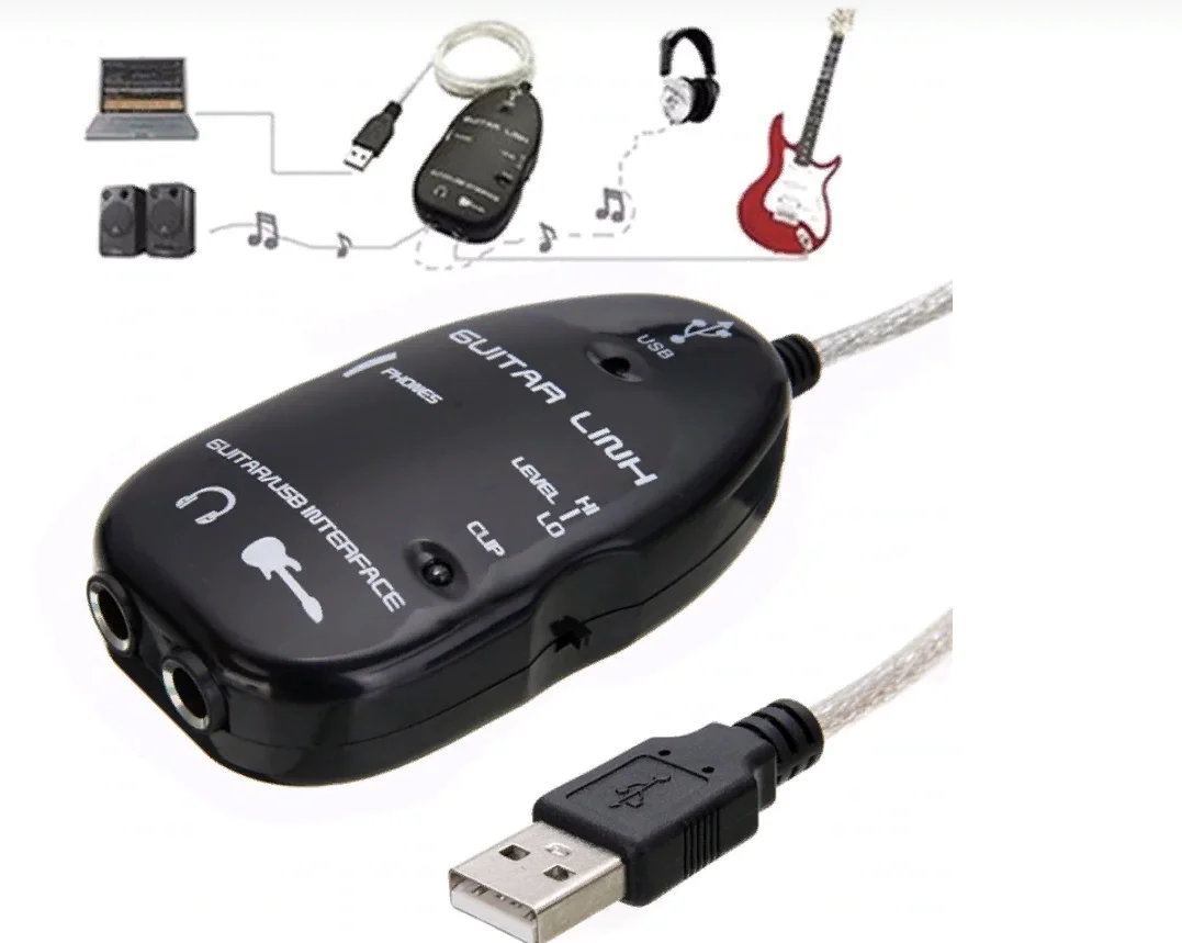Адаптер для электрогитары с USB интерфейсом