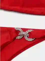 Купальник со стразами