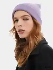 Конфетный шапка вязаная