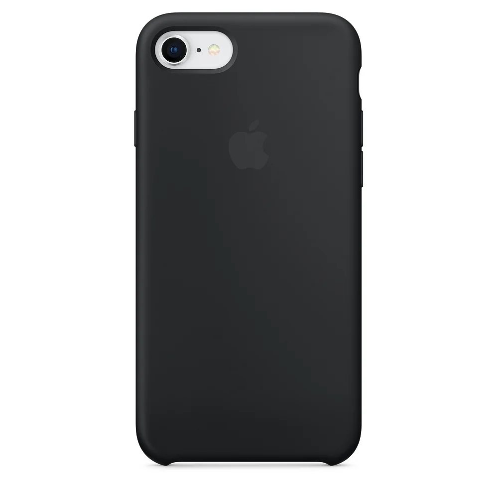Черный чехол для iPhone 7/8 Silicone Case