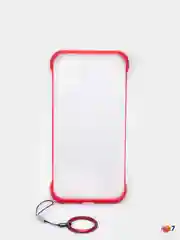 Золотой чехол для Apple iPhone 11 Pro Max, прозрачный с держателем