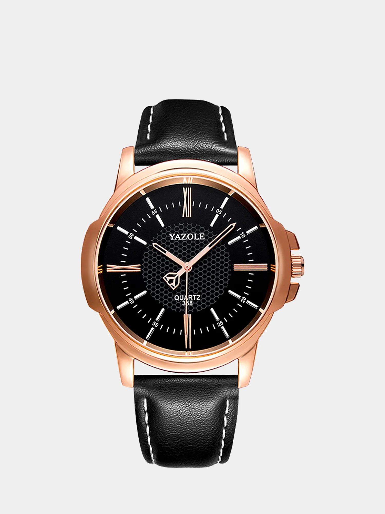 Серый меланж мужские часы Yazole 358
