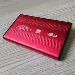 Красный корпус для внешнего жесткого диска, SATA - USB 3.0, 2.0