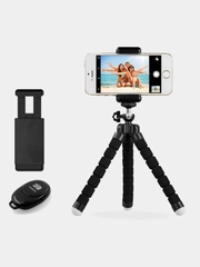 Штатив Осьминог + Деражатель для телефона + Bluetooth (Блютуз) селфи пульт