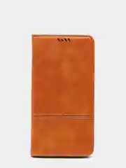 Оранжевый чехол-книжка для Xiaomi Redmi 10