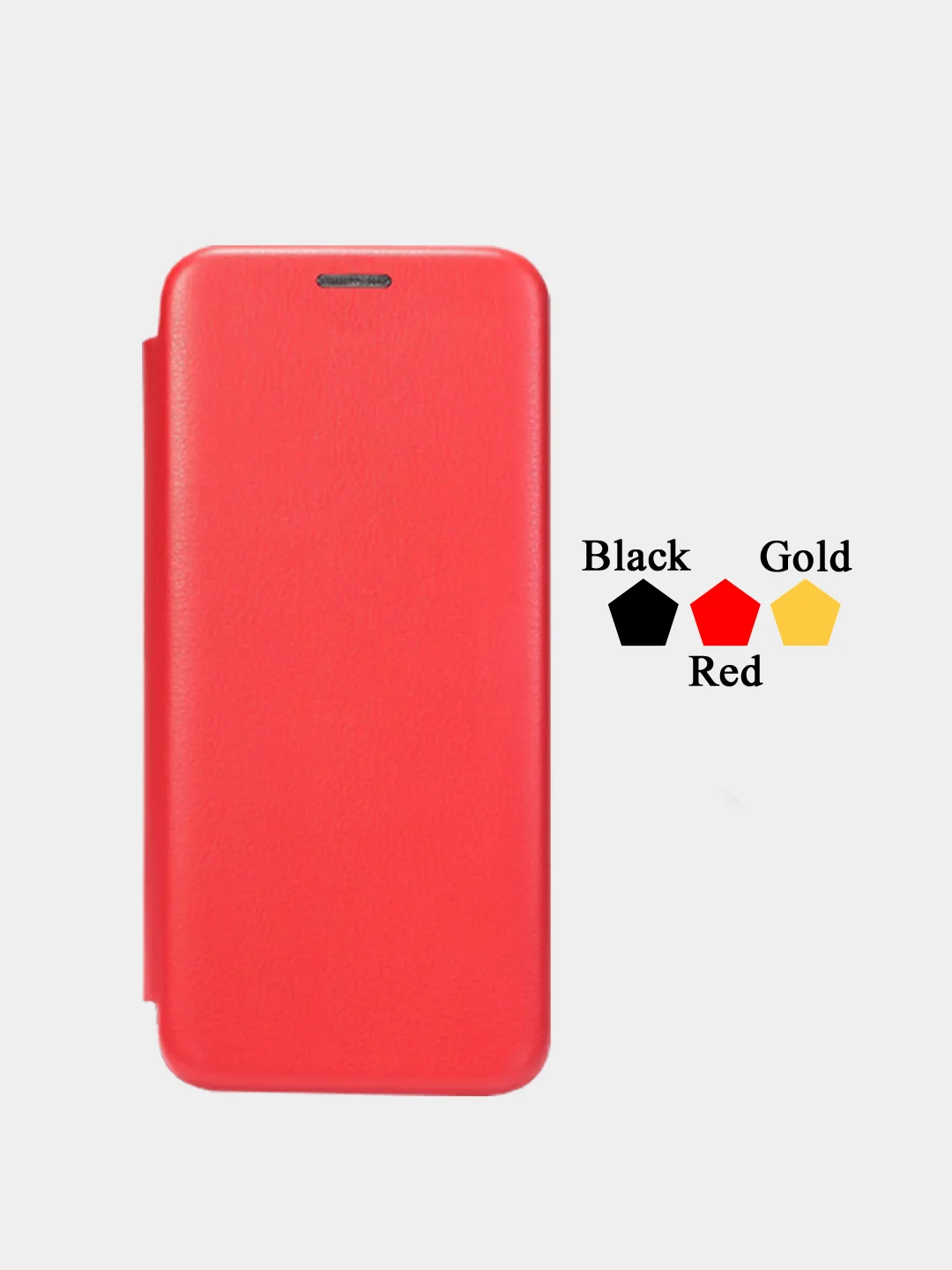 Красный чехол книжка Huawei Y5 2018/Y5 2019/PSmart19/P40 Lite/Y5P/Honor 9/8C/10 Lite/9S/10i/20/20S